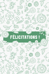 wrapin bébé pour idée cadeaux de naissance original - wrapin - Carte d'accompagnement en coton bio - Photo 4