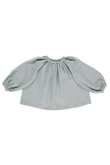 Blouse Bébé en Coton Bio - LiiLU - Blouse Liilu Bleu Gris- Photo 1