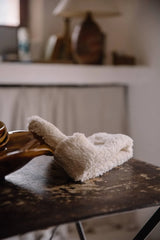 Bonnet en Coton Bio Beannie Mouton Ecru