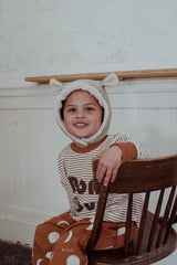 Bonnet Bébé en Coton Bio - Minabulle - Bonnet à Oreilles Lelio Kaki - Photo 4