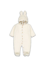 Combi-Pilote bébé pour idée cadeaux de naissance original - Joey Paris - Combi-Pilote Joshua Zebra Blanche en coton bio - Photo 3