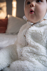 Combi-Pilote bébé pour idée cadeaux de naissance original - Joey Paris - Combi-Pilote Joshua Zebra Blanche en coton bio - Photo 7