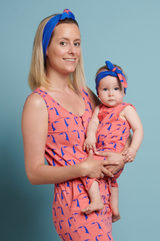 Combinaison bébé pour idée cadeaux de naissance original - L'Asticot - Combinaison Poly Cerise en coton bio - Photo 3