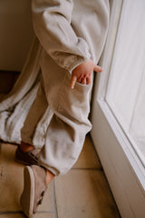 Combinaison Bébé en Coton Bio - Studio Bohème - Combinaison Big Papi Gris Voile - Photo 6