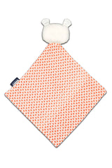 Doudou bébé pour idée cadeaux de naissance original - Coq en Pâte - Doudou en Coton Bio Ours Polaire Orange en coton bio - Photo 2