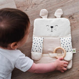 Jeu d'éveil bébé pour idée cadeaux de naissance original - aPunt Barcelona - Jeu d'éveil Sensoriel Ours Blanc en coton bio - Photo 5