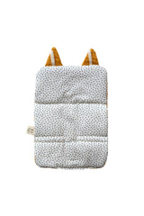 Jeu d'éveil bébé pour idée cadeaux de naissance original - aPunt Barcelona - Jeu d'éveil Sensoriel Renard Jaune en coton bio - Photo 3