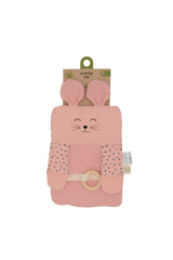 Jeu d'éveil bébé pour idée cadeaux de naissance original - aPunt Barcelona - Jeu d'éveil Sensoriel Souris Rose en coton bio - Photo 4