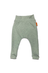 Legging bébé pour cadeau de naissance original - Livi - Legging Dusty Vert d'eau en coton bio - Photo 1