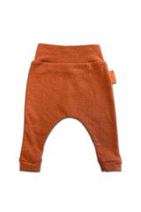 Legging bébé pour cadeau de naissance original - Livi - Legging Melange Orange en coton bio - Photo 1