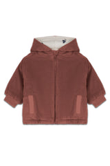 Manteau Frio Brandy Brown Intérieur Raisins Bordeaux