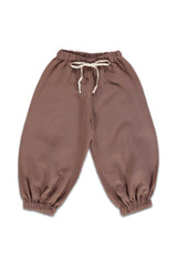 Pantalon Bébé en Coton Bio - LiiLU - Pantalon Lou Chocolat Marron- Photo 1