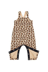 Salopette bébé pour idée cadeaux de naissance original - Yazah - Salopette Jaguar Marron en coton bio - Photo 5