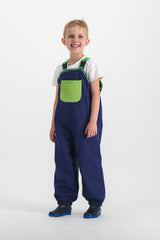 Salopette bébé pour idée cadeaux de naissance original - Lagadoue - Salopette Lagadoue Rainette en coton bio - Photo 3