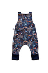 Salopette bébé pour cadeau de naissance original - Petites Menottes - Salopette Evolutive Hallerbos en coton bio - Photo 1