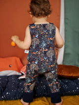 Salopette bébé pour idée cadeaux de naissance original - Petites Menottes - Salopette Evolutive Hallerbos en coton bio - Photo 4