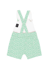 Salopette bébé pour idée cadeaux de naissance original - Yazah - Salopette LightFoam Vert en coton bio - Photo 3