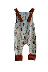 Salopette Bébé en Coton Bio - Petites Menottes - Salopette Evolutive Magic Light Ecru- Photo 1