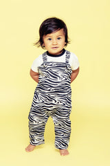 Salopette bébé pour idée cadeaux de naissance original - Yazah - Salopette Zèbre en coton bio - Photo 4