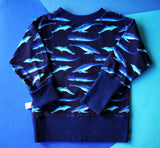 Sweat bébé pour idée cadeaux de naissance original - Petites Menottes - Sweat Evolutif Cétacés en coton bio - Photo 5