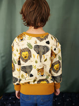 Sweat bébé pour idée cadeaux de naissance original - Petites Menottes - Sweat Evolutif Savannah en coton bio - Photo 4