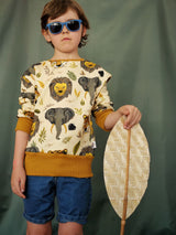 Sweat bébé pour idée cadeaux de naissance original - Petites Menottes - Sweat Evolutif Savannah en coton bio - Photo 5