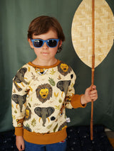 Sweat bébé pour idée cadeaux de naissance original - Petites Menottes - Sweat Evolutif Savannah en coton bio - Photo 7