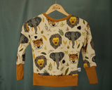 Sweat bébé pour idée cadeaux de naissance original - Petites Menottes - Sweat Evolutif Savannah en coton bio - Photo 8