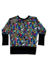 Sweat Bébé en Coton Bio - Petites Menottes - Sweat Evolutif Freedom Multicolore- Photo 1