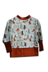 Sweat Bébé en Coton Bio - Petites Menottes - Sweat Evolutif Magic Light Ecru- Photo 1