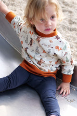 Sweat Bébé en Coton Bio - Petites Menottes - Sweat Evolutif Magic Light Ecru - Photo 2