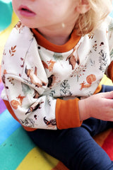 Sweat Bébé en Coton Bio - Petites Menottes - Sweat Evolutif Magic Light Ecru - Photo 3