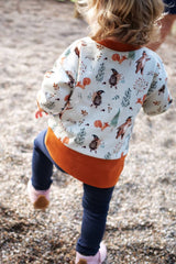 Sweat Bébé en Coton Bio - Petites Menottes - Sweat Evolutif Magic Light Ecru - Photo 4