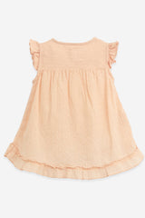 Tunique bébé pour idée cadeaux de naissance original - Play Up - Tunique Botany Rose Pale en coton bio - Photo 2