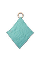 Anneau de Dentition bébé pour cadeau de naissance original - aPunt Barcelona - Anneau de Dentition en Coton Bio Océan en coton bio - Photo 1