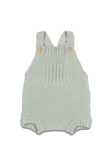 Pelele Recién Nacido Punto Cactus Verde Claro