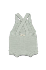 Pelele Recién Nacido Punto Cactus Verde Claro