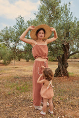 Barboteuse bébé pour idée cadeaux de naissance original - LiiLU - Barboteuse Mika Abricot en coton bio - Photo 7