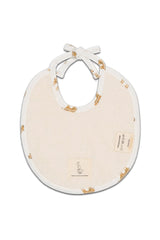 Bavoir bébé pour idée cadeaux de naissance original - Joey Paris - Bavoir Elie Zebra Blanc en coton bio - Photo 3