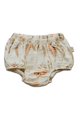 Bloomer bébé pour cadeau de naissance original - Paulin - Bloomer Blaise Feuilles Ocre en coton bio - Photo 1