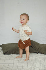 Bloomer bébé pour idée cadeaux de naissance original - Minabulle - Bloomer Irma en Eponge Cannelle en coton bio - Photo 3