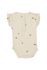 Body MC bébé pour idée cadeaux de naissance original - Studio Bohème - Body Bama Petites Figues Ecru en coton bio - Photo 3