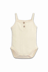 Body SM bébé pour cadeau de naissance original - Play Up - Body Marcel Botany Jaune Clair en coton bio - Photo 1