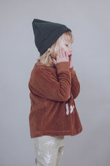 Bonnet bébé pour idée cadeaux de naissance original - Minabulle - Bonnet Karel Vert Sapin en coton bio - Photo 3