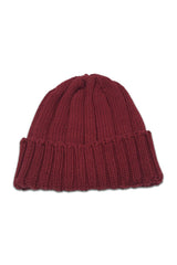 Bonnet de Naissance bébé pour idée cadeaux de naissance original - Micu Micu - Bonnet de Naissance en Coton Bio Bordeaux en coton bio - Photo 2