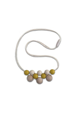 Collier d'allaitement Bébé en Coton Bio -  Pitigaïa  -  Collier de Portage Moutarde Jaune- Photo 1