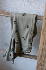 Combinaison bébé pour idée cadeaux de naissance original - Studio Bohème - Combinaison Ben Petites Prunes Kaki en coton bio - Photo 4