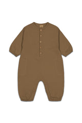 Combinaison bébé pour idée cadeaux de naissance original - Studio Bohème - Combinaison Big Papi Cocoa en coton bio - Photo 1