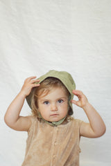 Combishort SM bébé pour idée cadeaux de naissance original - Minabulle - Combishort Sacha Latte en coton bio - Photo 4