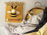 Jeu d'éveil bébé pour idée cadeaux de naissance original - Fabelab - Culbuto en Coton Bio Abeille Tumbler en coton bio - Photo 4